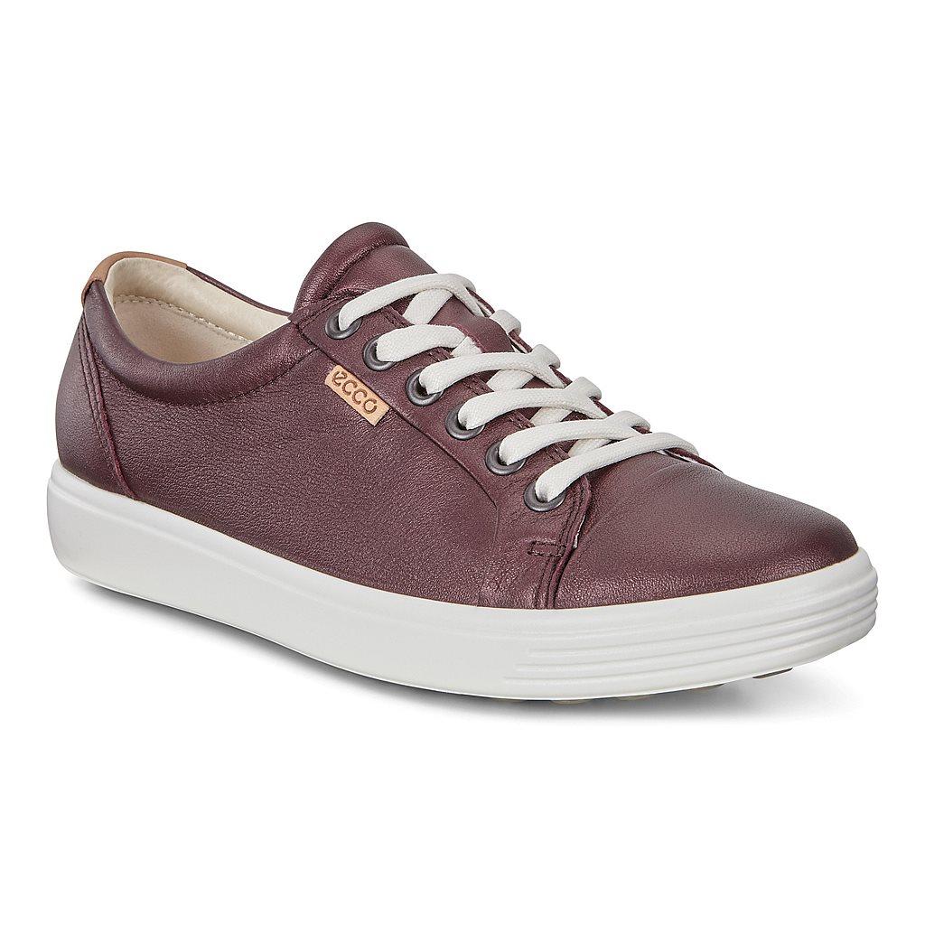 Ecco Soft 7 Womens Sneakers Purple - India QEH-578029